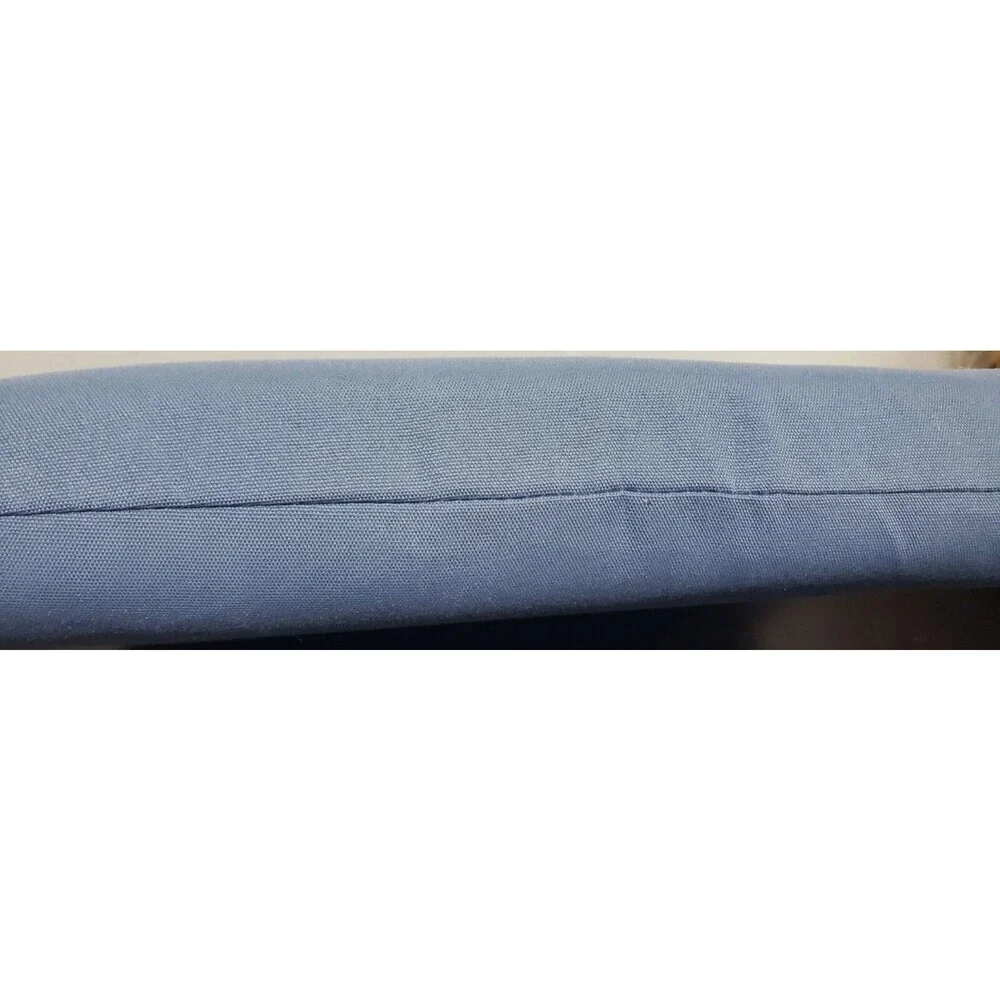 SET OF 2 THICK REVERSIBLE IN/OUTDOOR CUSHION CHAIR PADS (18x20